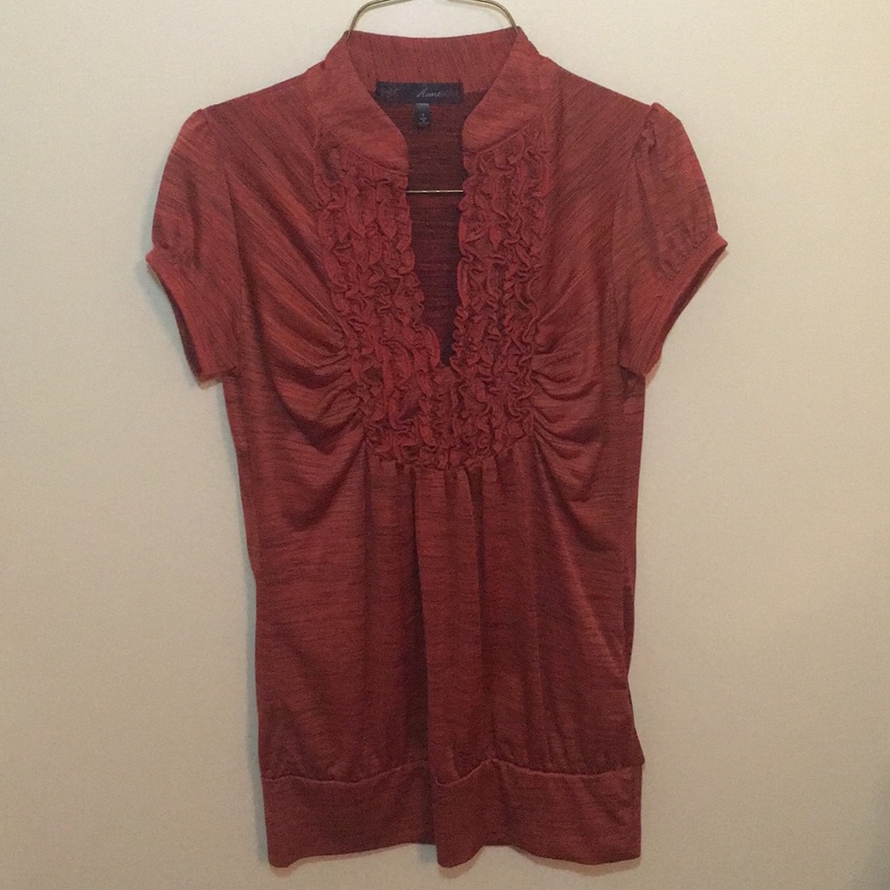 Burnt Orange Blouse